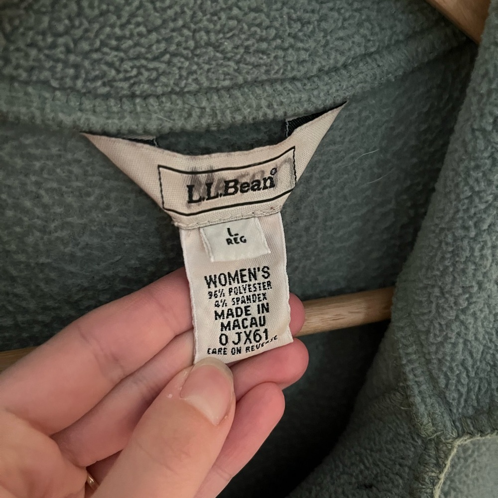 LL Bean Fleece Jacket - Picture 3 of 4